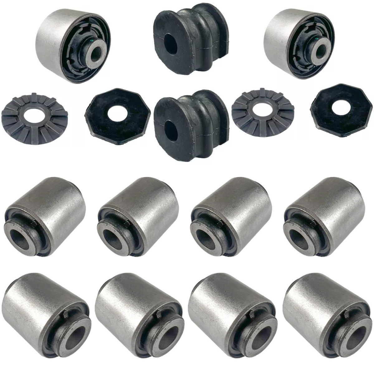 Kit 12 Bujes Tren Trasero Nissan X-Trail T32 2012-2022 | High Suspension®